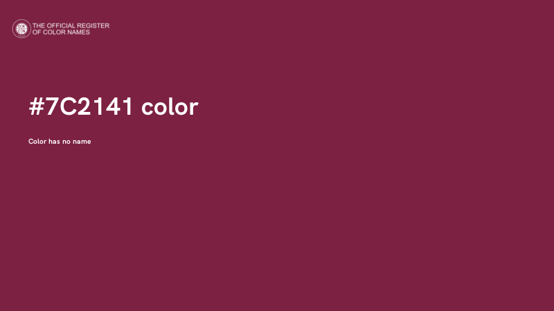 #7C2141 color image