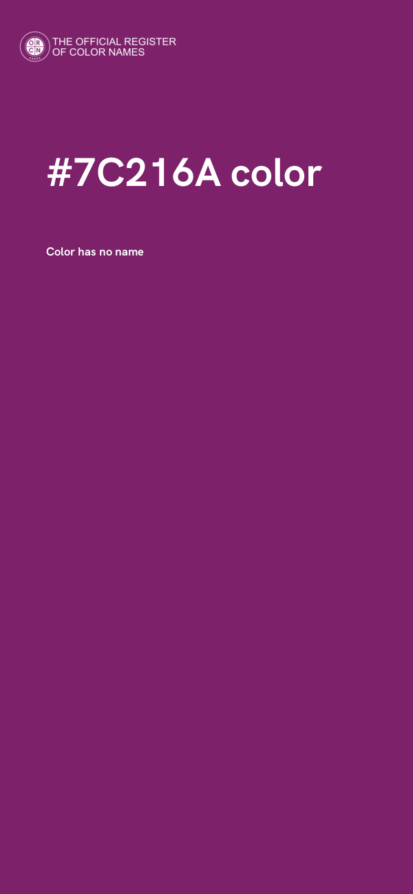 #7C216A color image