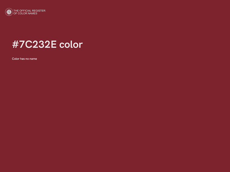 #7C232E color image
