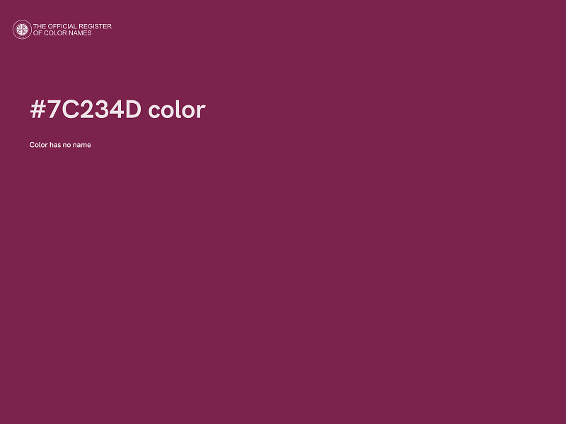 #7C234D color image