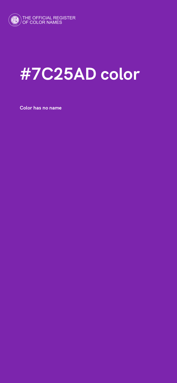 #7C25AD color image