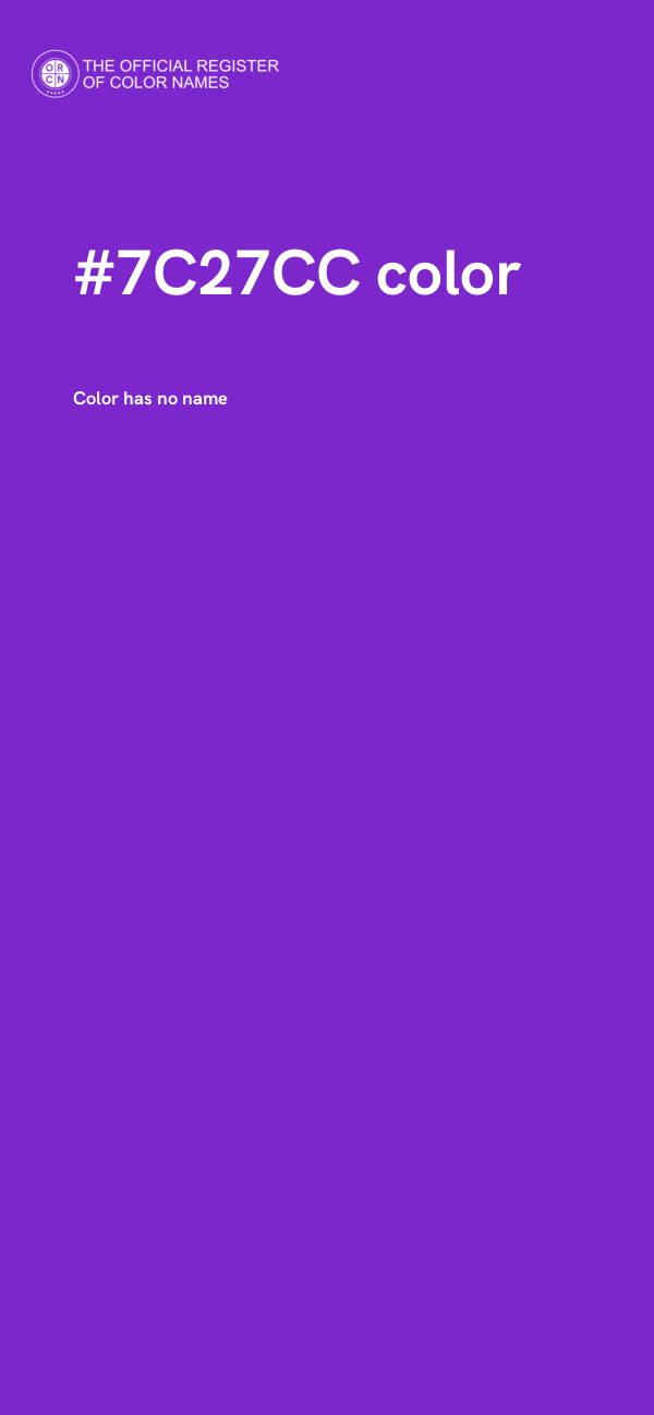 #7C27CC color image