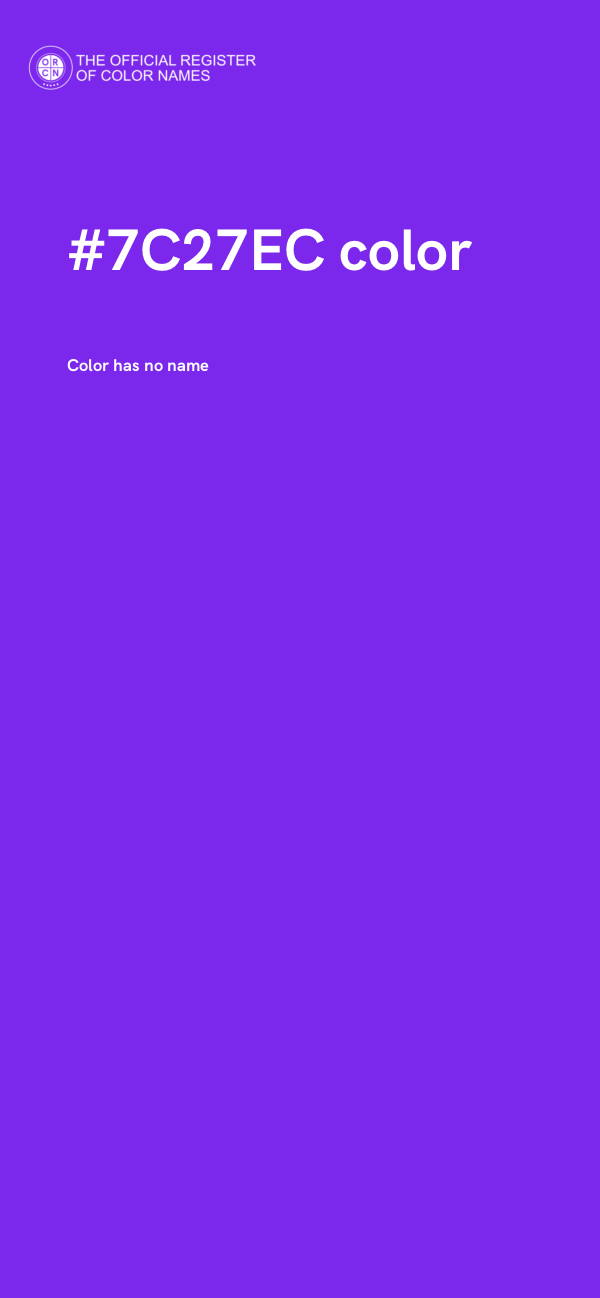 #7C27EC color image