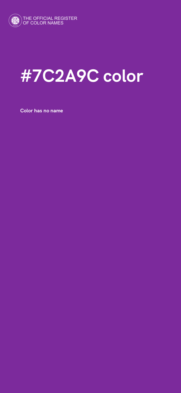 #7C2A9C color image