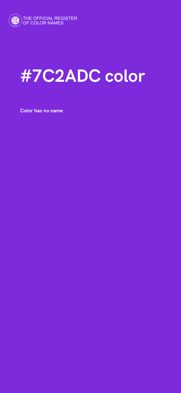 #7C2ADC color image