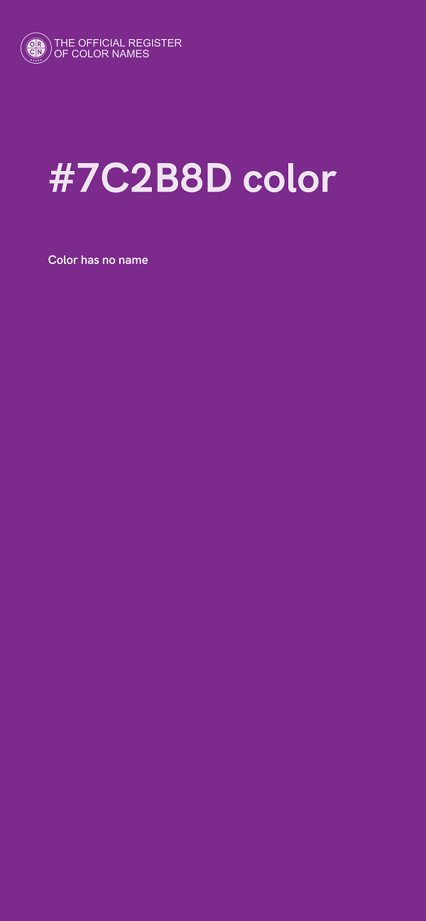 #7C2B8D color image