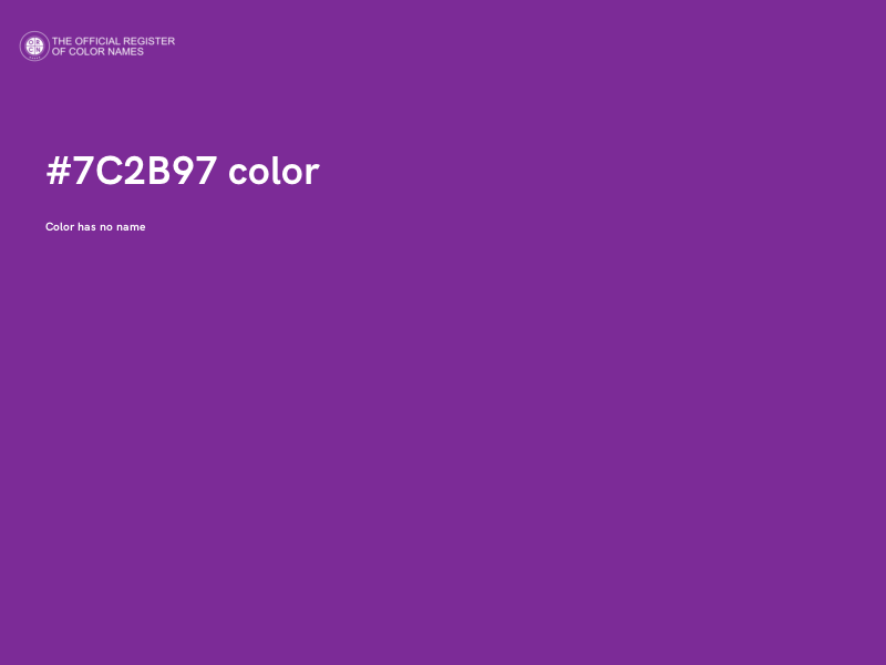 #7C2B97 color image