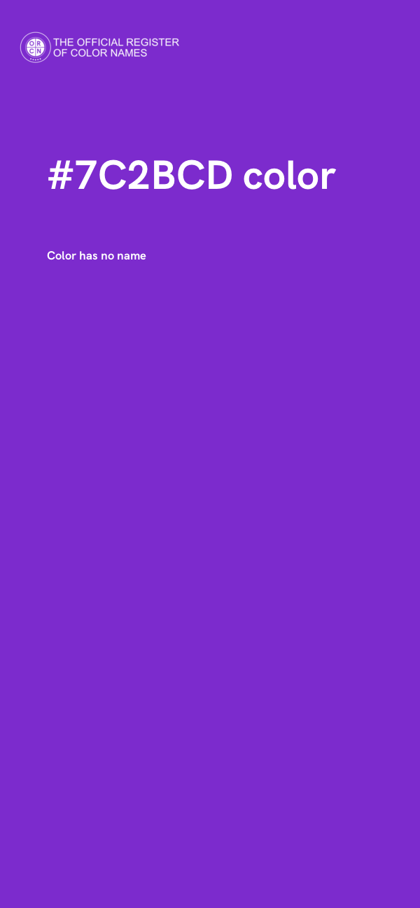#7C2BCD color image