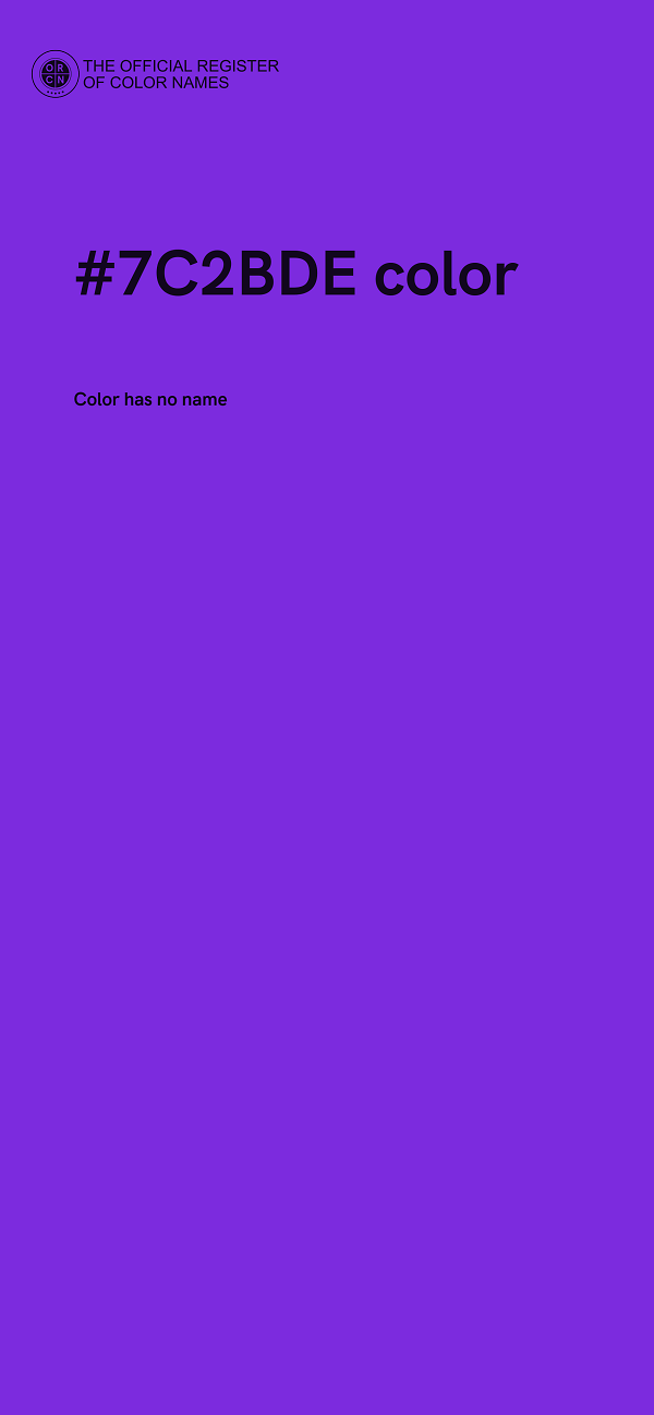 #7C2BDE color image