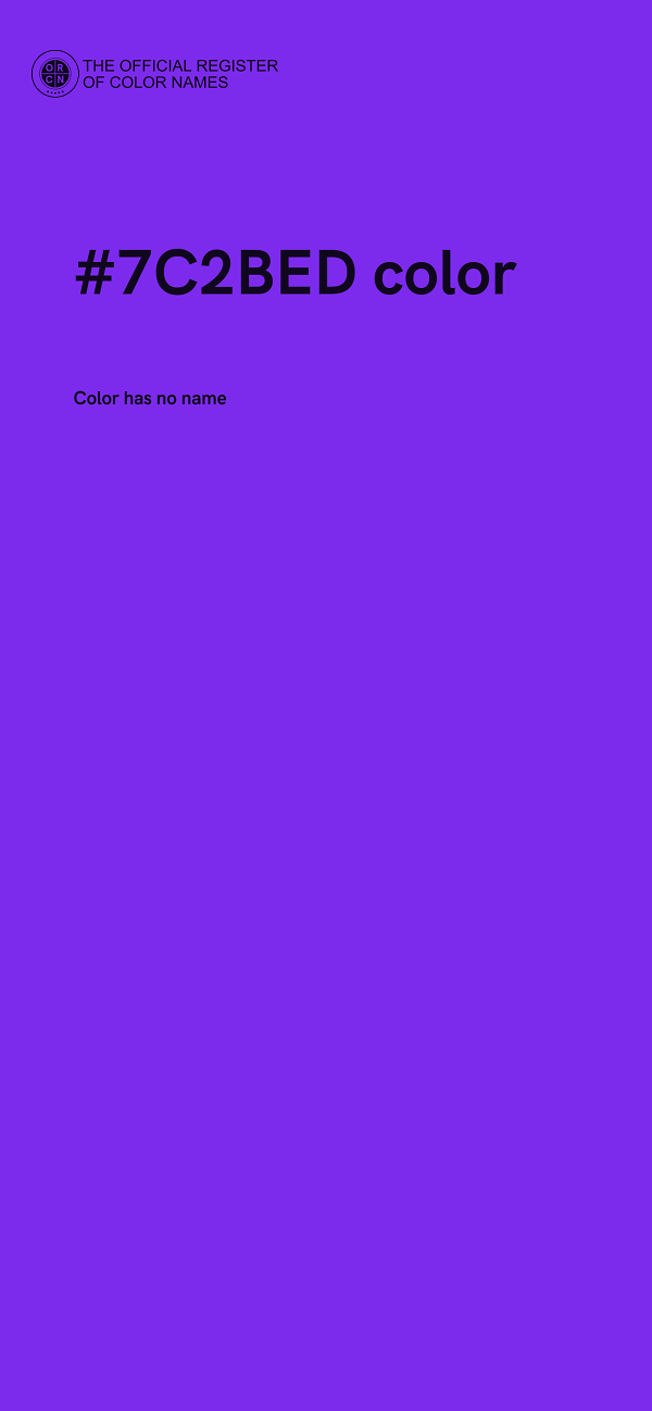 #7C2BED color image