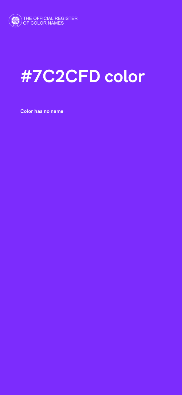 #7C2CFD color image