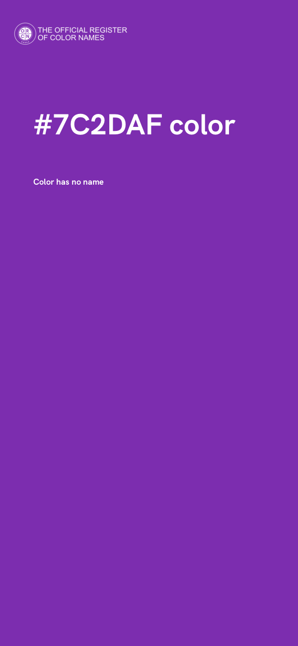 #7C2DAF color image
