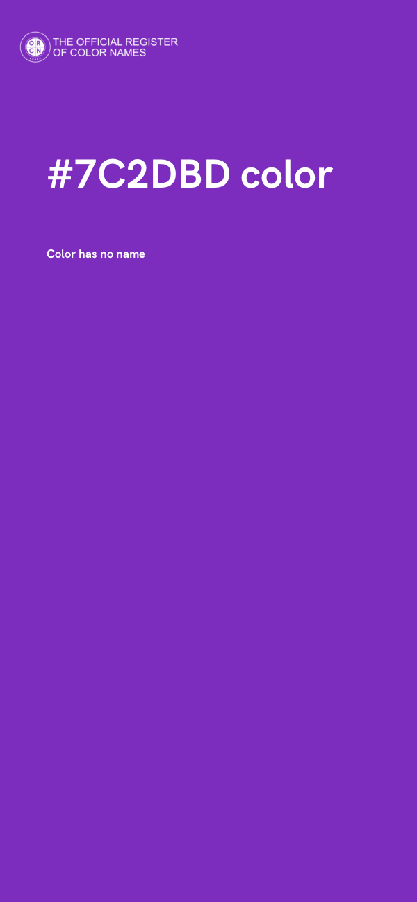 #7C2DBD color image