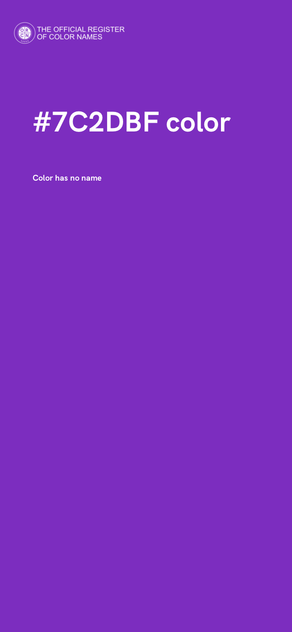#7C2DBF color image