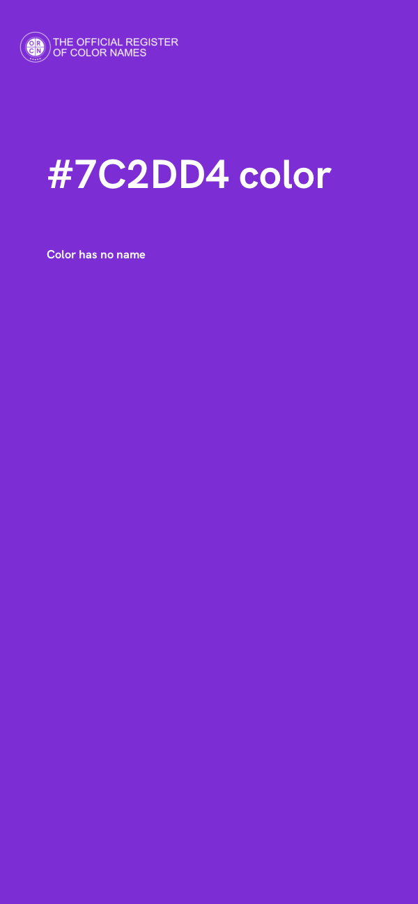 #7C2DD4 color image
