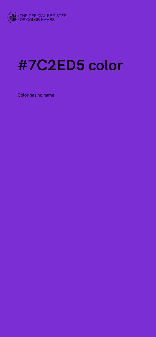 #7C2ED5 color image