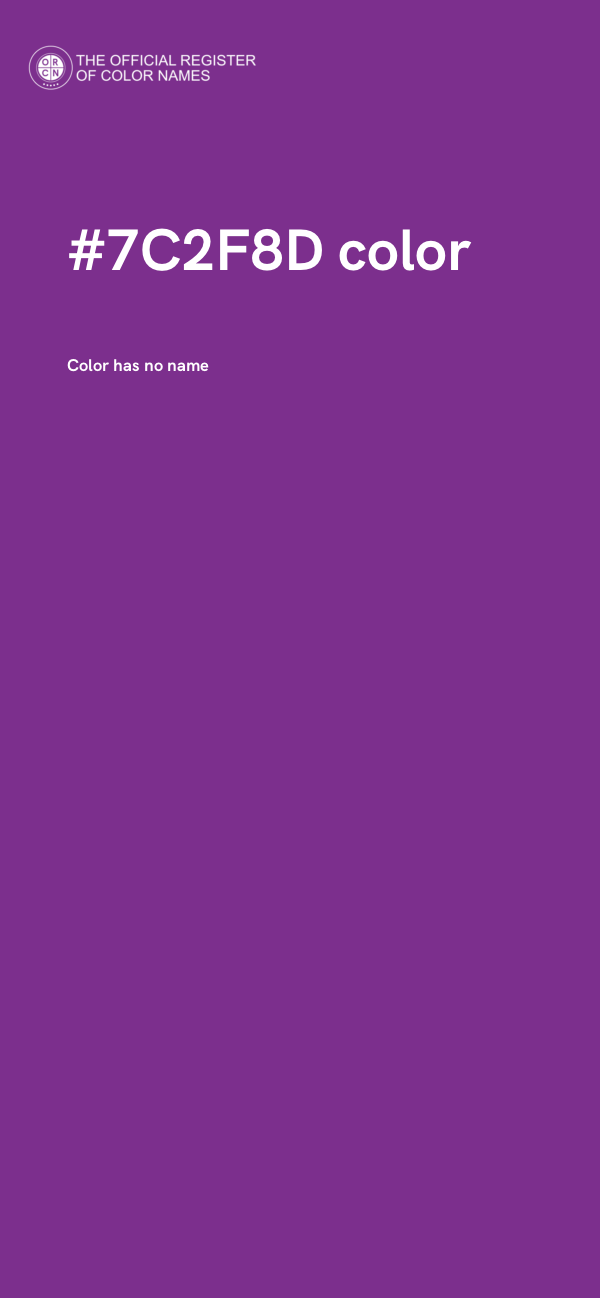 #7C2F8D color image