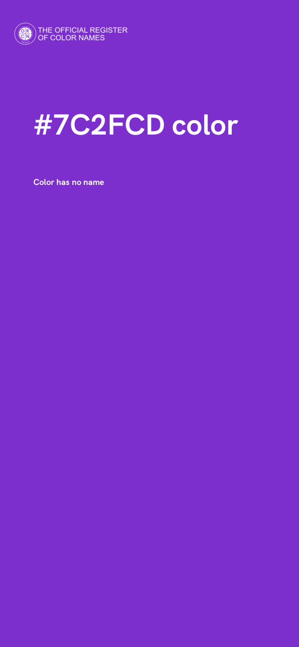 #7C2FCD color image