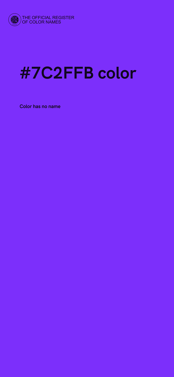 #7C2FFB color image