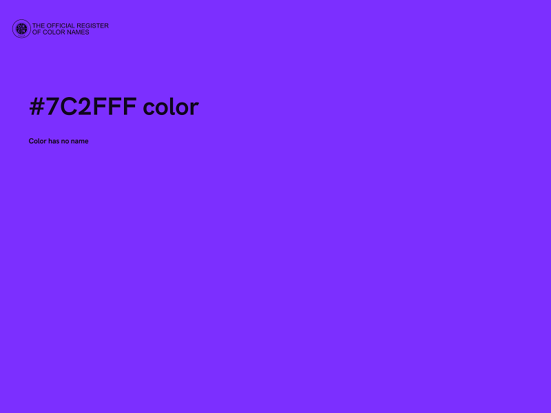 #7C2FFF color image