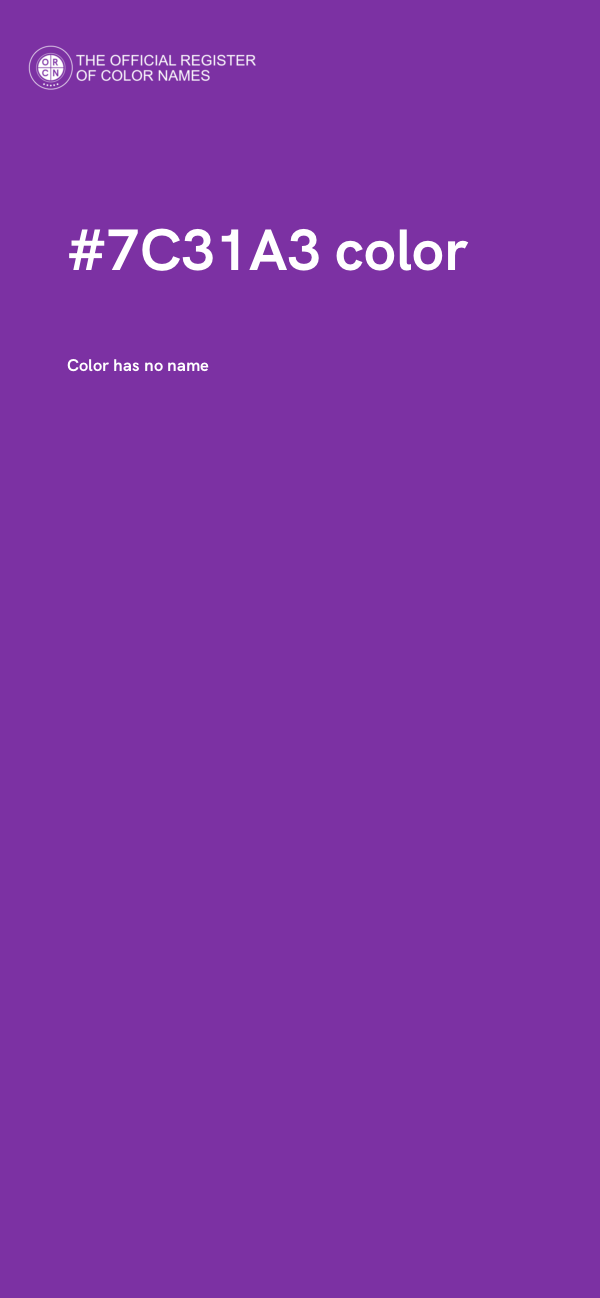 #7C31A3 color image