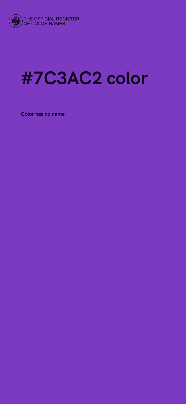 #7C3AC2 color image