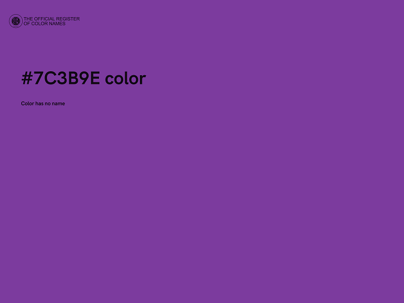 #7C3B9E color image