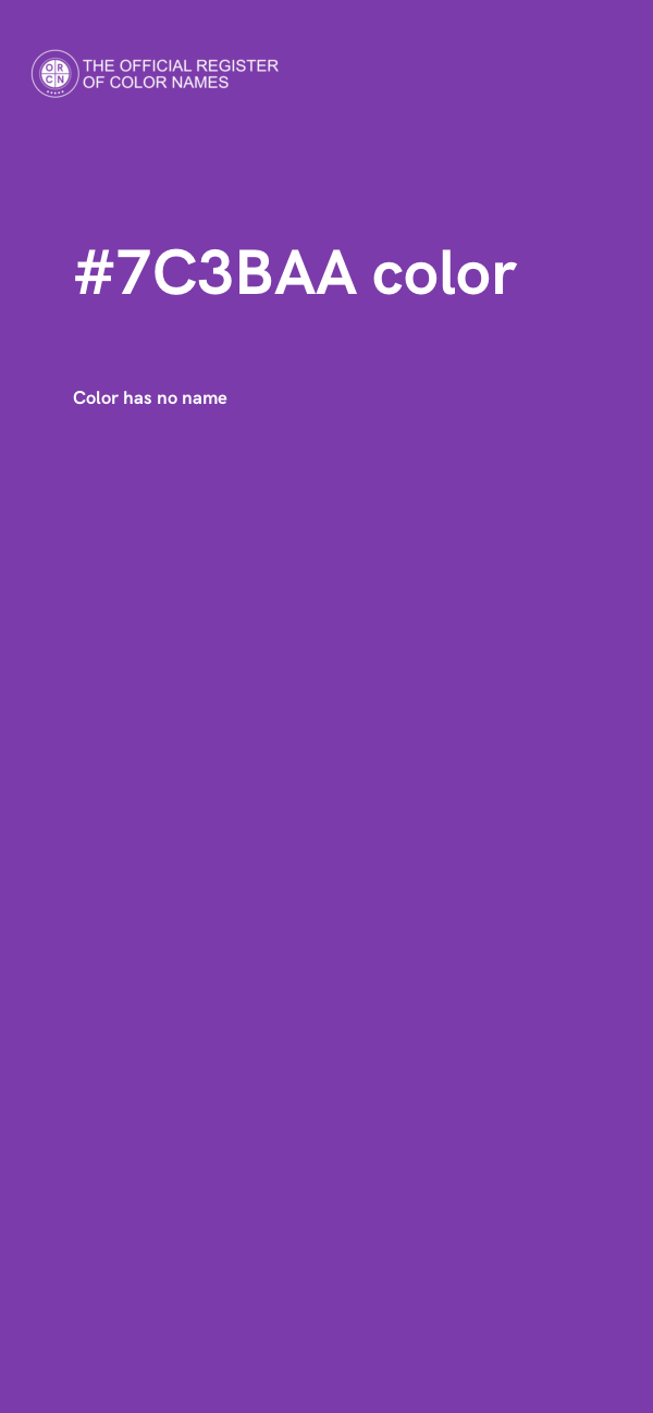 #7C3BAA color image