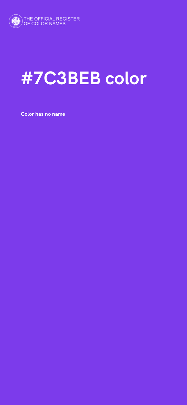 #7C3BEB color image