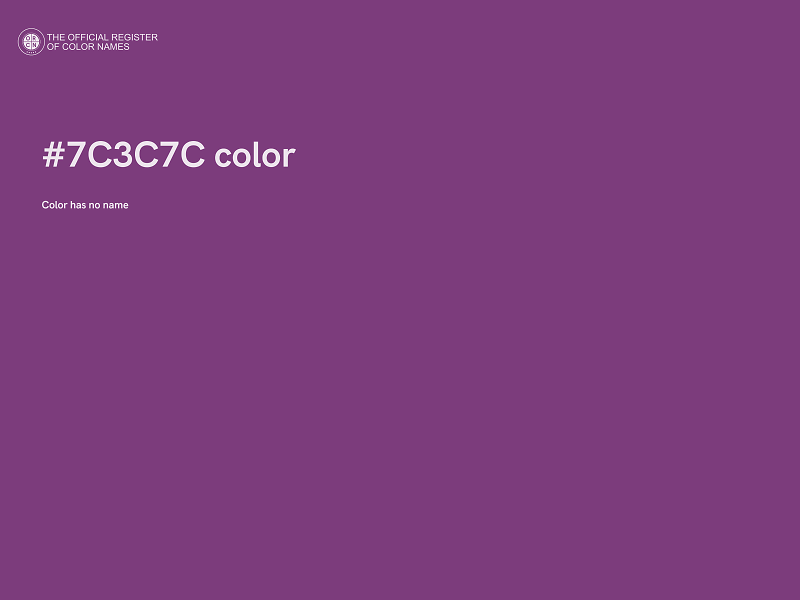 #7C3C7C color image