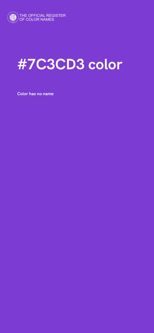 #7C3CD3 color image
