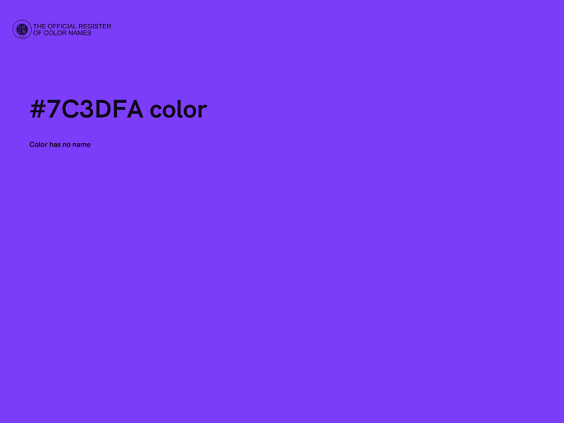 #7C3DFA color image