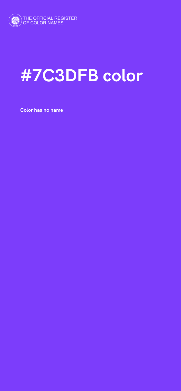 #7C3DFB color image