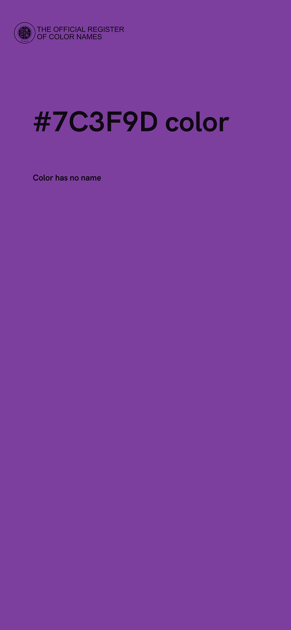 #7C3F9D color image