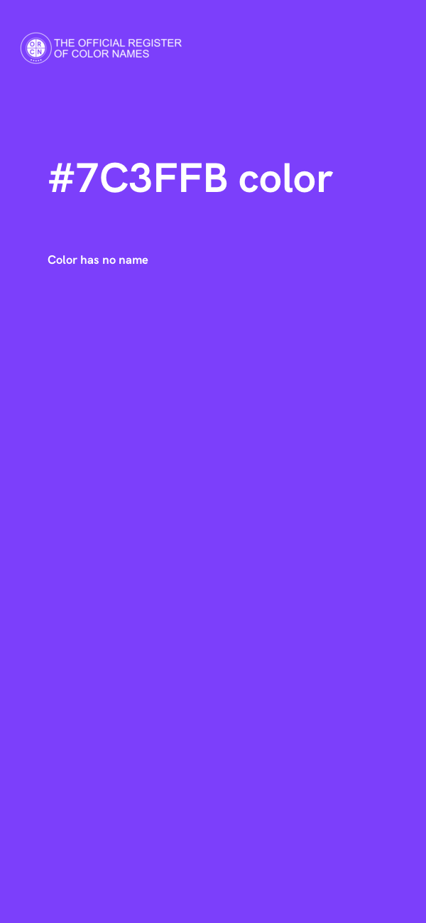 #7C3FFB color image