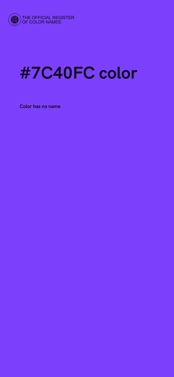 #7C40FC color image