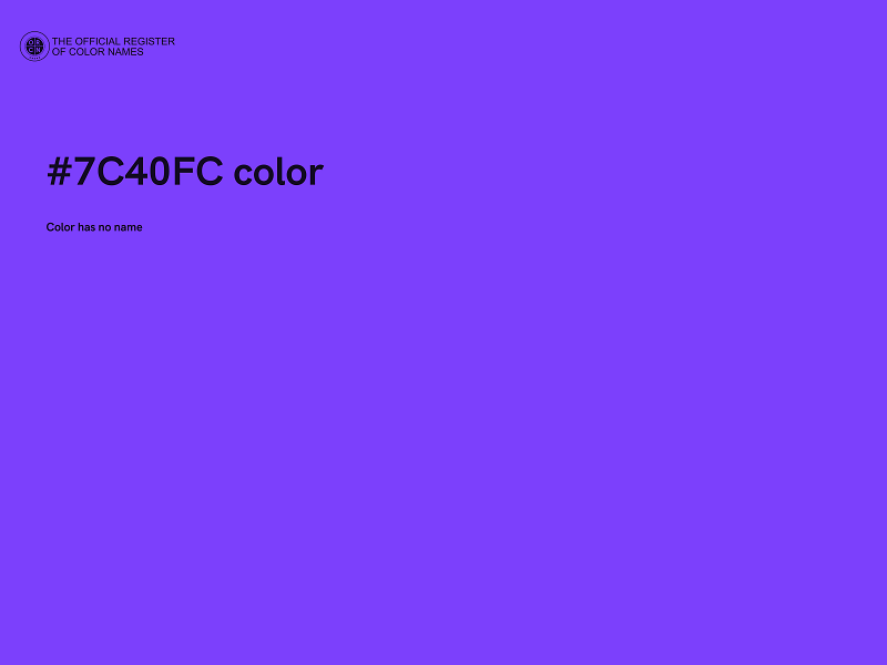 #7C40FC color image