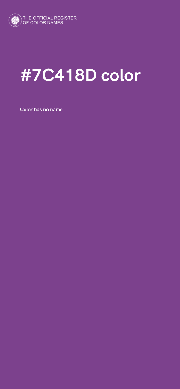#7C418D color image