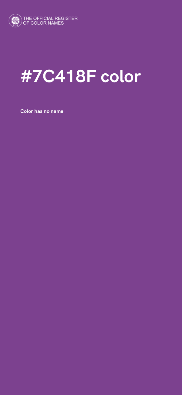 #7C418F color image