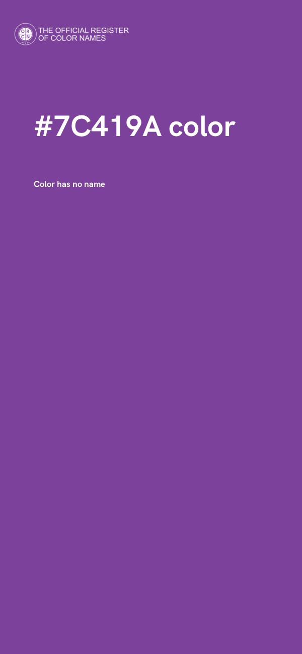 #7C419A color image