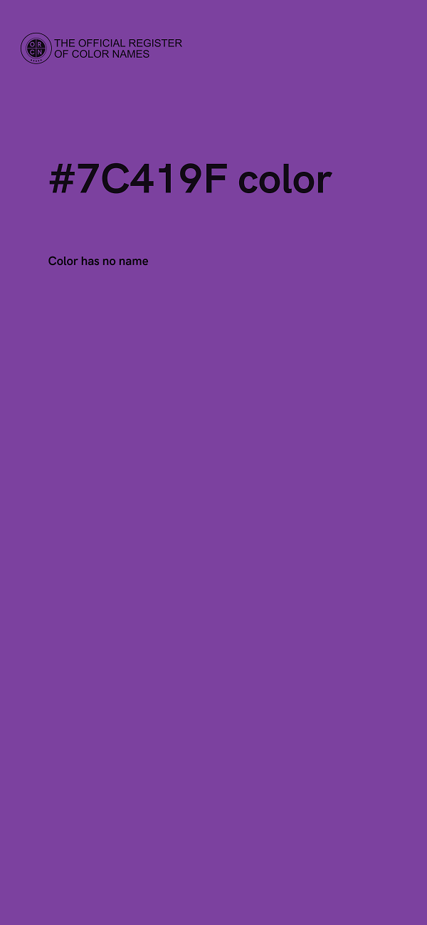 #7C419F color image