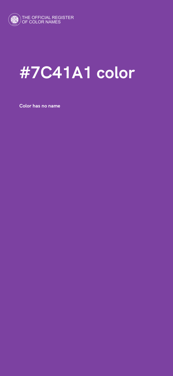 #7C41A1 color image