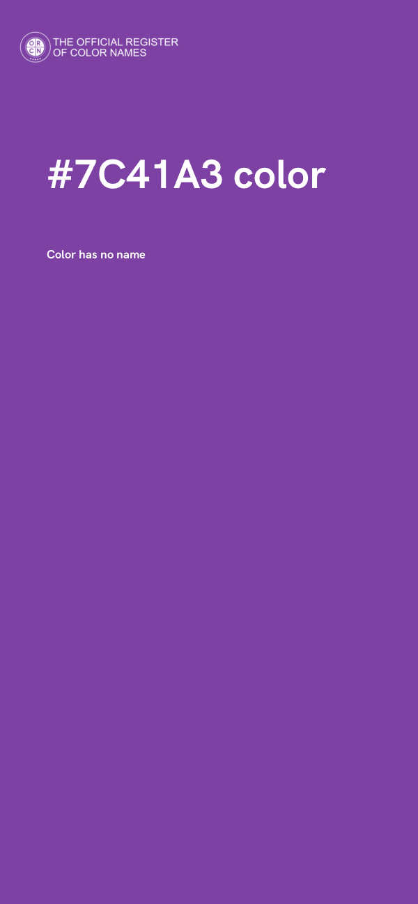 #7C41A3 color image