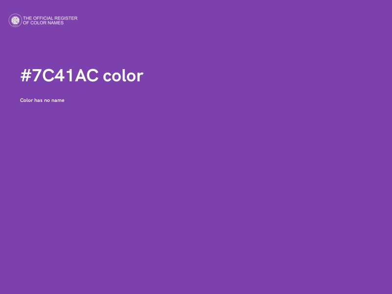 #7C41AC color image