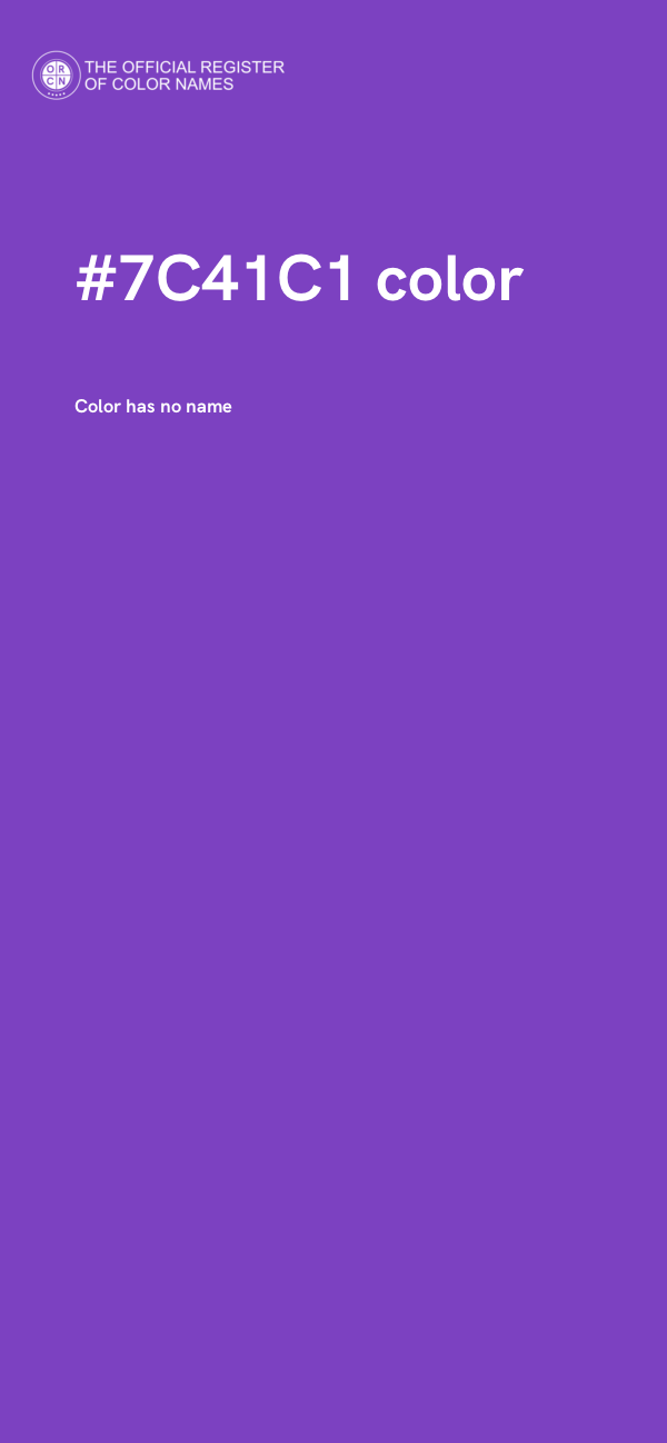 #7C41C1 color image