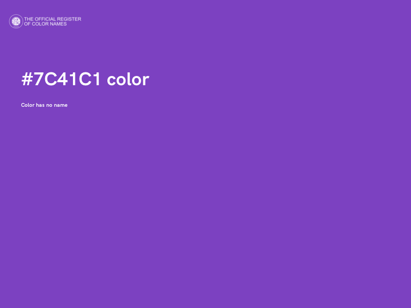 #7C41C1 color image