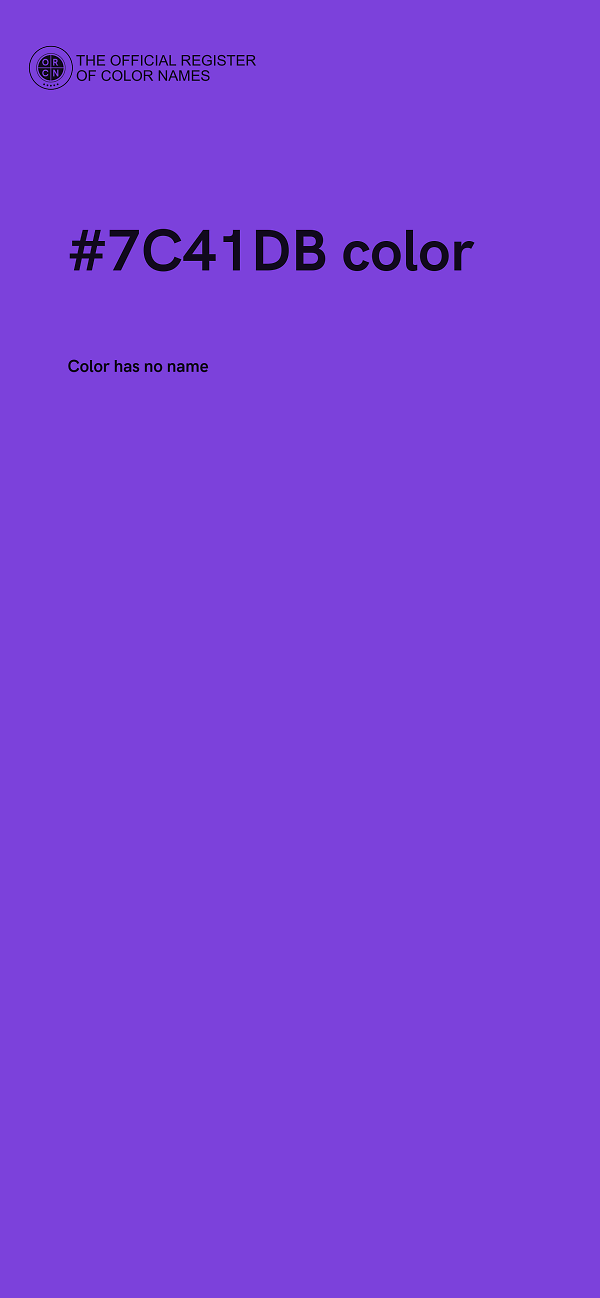 #7C41DB color image