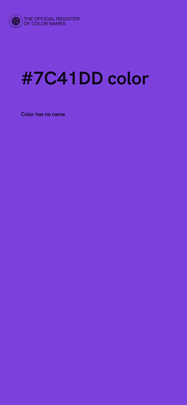 #7C41DD color image