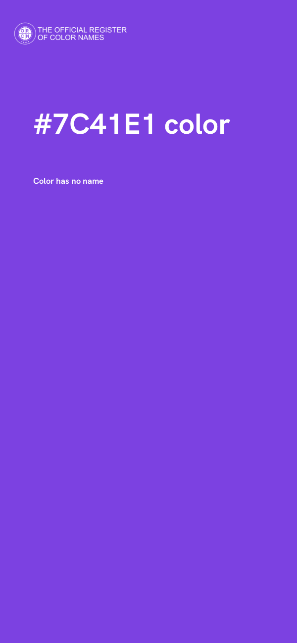 #7C41E1 color image