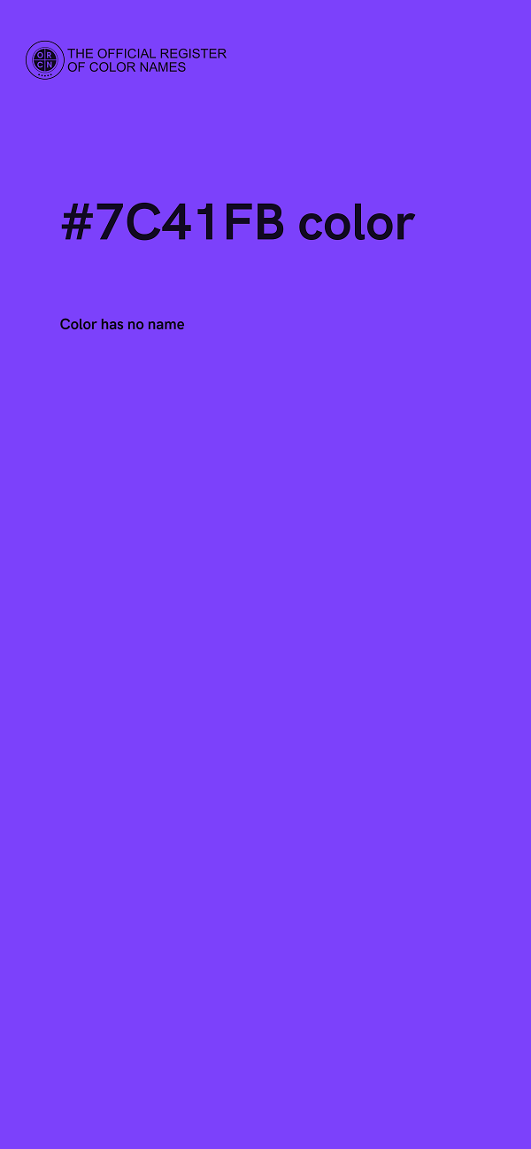 #7C41FB color image